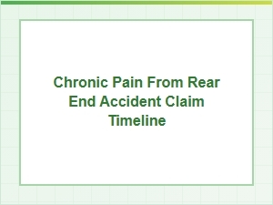 Navigating Delayed Chronic Pain Claims After a Rear-End Collision