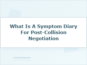 Track Symptoms with a Negotiation Diary
